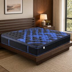 King Size Hybrid Mattress 34cm Cooling Gel Memory Foam Pocket Spring Support