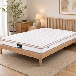 Double Mattress 20cm Firm Pocket Spring Bedroom Guest Room Breathable Support