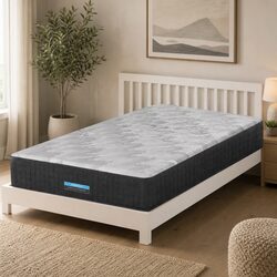 King Single Mattress 30cm Pocket Spring 5-Zone Support Breathable Knitted Fabric