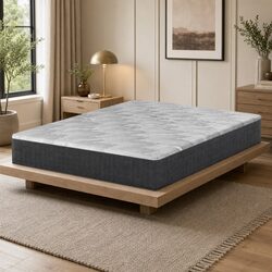 King Size Mattress 30cm Pocket Spring 5-Zone Support Firm Comfort Grey
