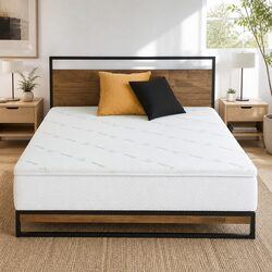 Memory Foam Mattress Topper 10cm Cool Gel Bamboo Fabric King Bed Pad Comfort