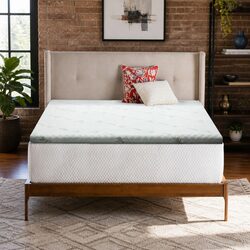 Memory Foam Mattress Topper Double Bed Cool Gel 8cm Pressure Relief Sleep