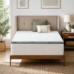 Memory Foam Mattress Topper Single 8cm Cool Gel Pressure Relief Sleeping Comfort
