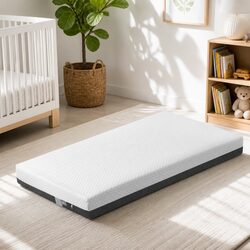 Cot Mattress 13cm Thick Gel Memory Foam Double-Sided Breathable Hypoallergenic