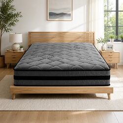 Double Mattress 22cm Pocket Spring Medium Firm Bedroom Sleep Support