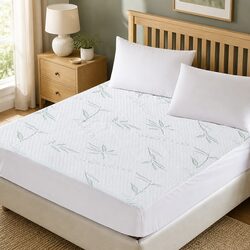 Queen Fitted Mattress Protector Waterproof Dust Mite Allergen Prevention
