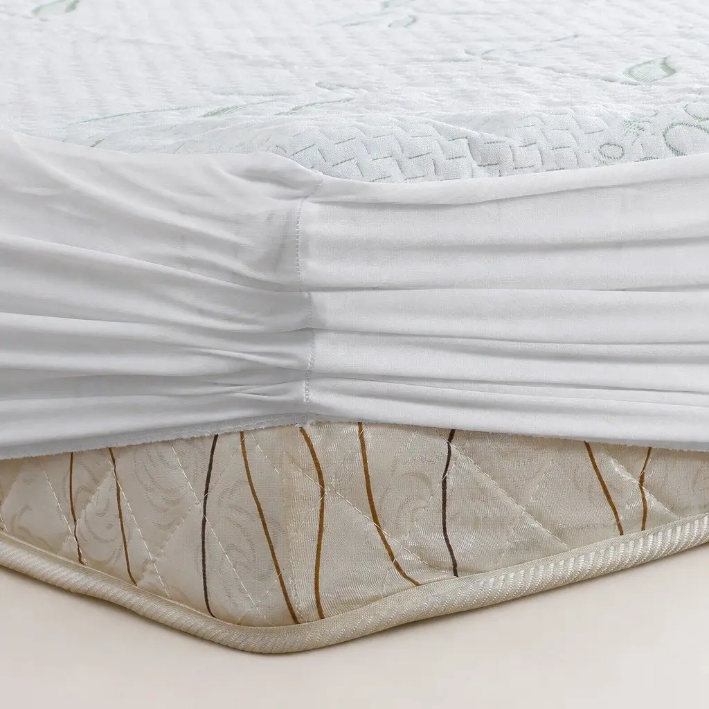 Queen Fitted Mattress Protector Waterproof Dust Mite Allergen Prevention