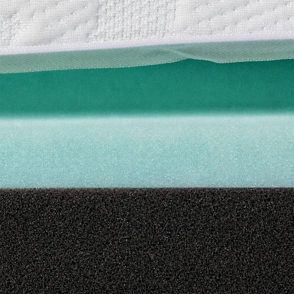 Memory Foam Mattress Topper King Single 5cm Dual-Sided Cooling Gel Pressure