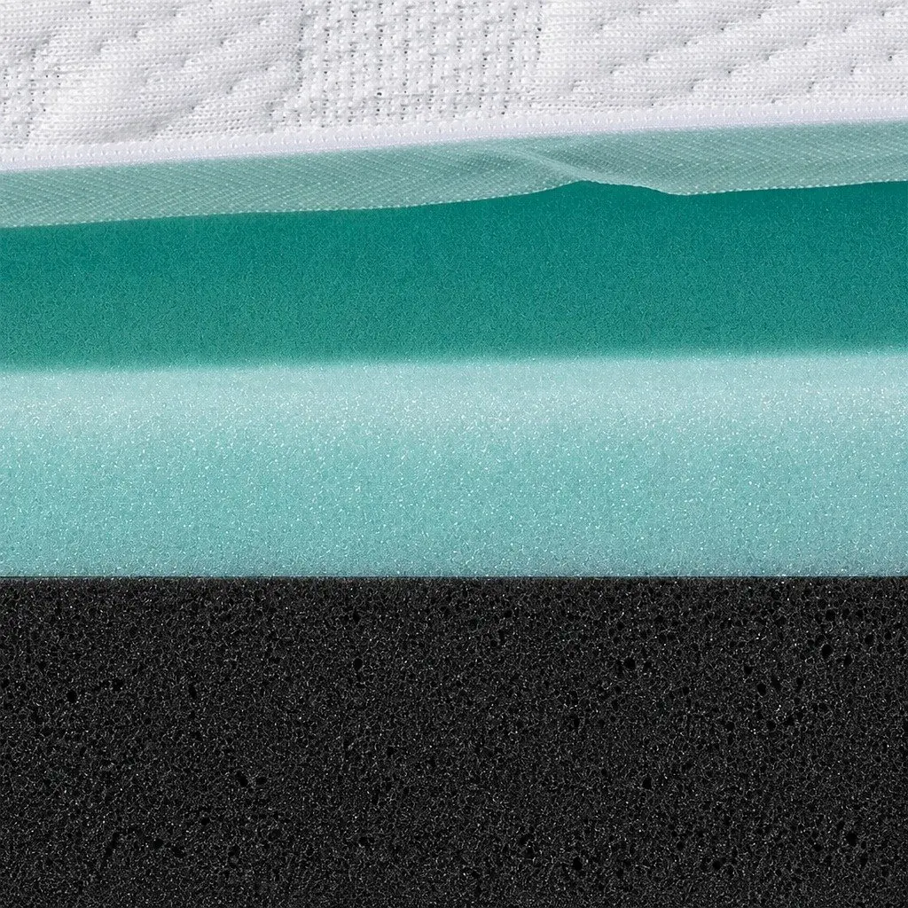 Memory Foam Mattress Topper Single Dual-Layer Cooling Gel Bamboo Charcoal
