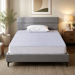 Cooling Mattress Protector Waterproof Deep Pocket Fitted Skirt King Single
