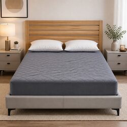 Water-Resistant Mattress Protector Microfiber Double Bed 360° Elastic Fitted