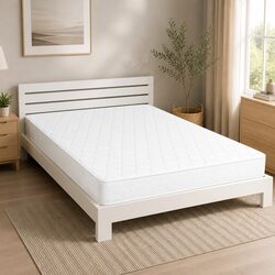 Queen Spring Mattress Bonnell Coil Pocket Support High Firm Foam Bed Sleeping