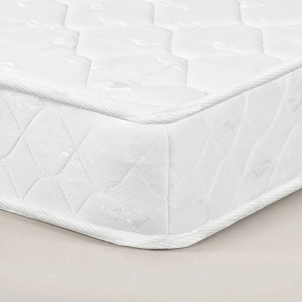 Queen Spring Mattress Bonnell Coil High Firm Foam Support 13cm White