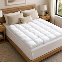 Mattress Topper Single Bed Pillowtop 4-5cm Thick Soft Comfort Bedding Pad