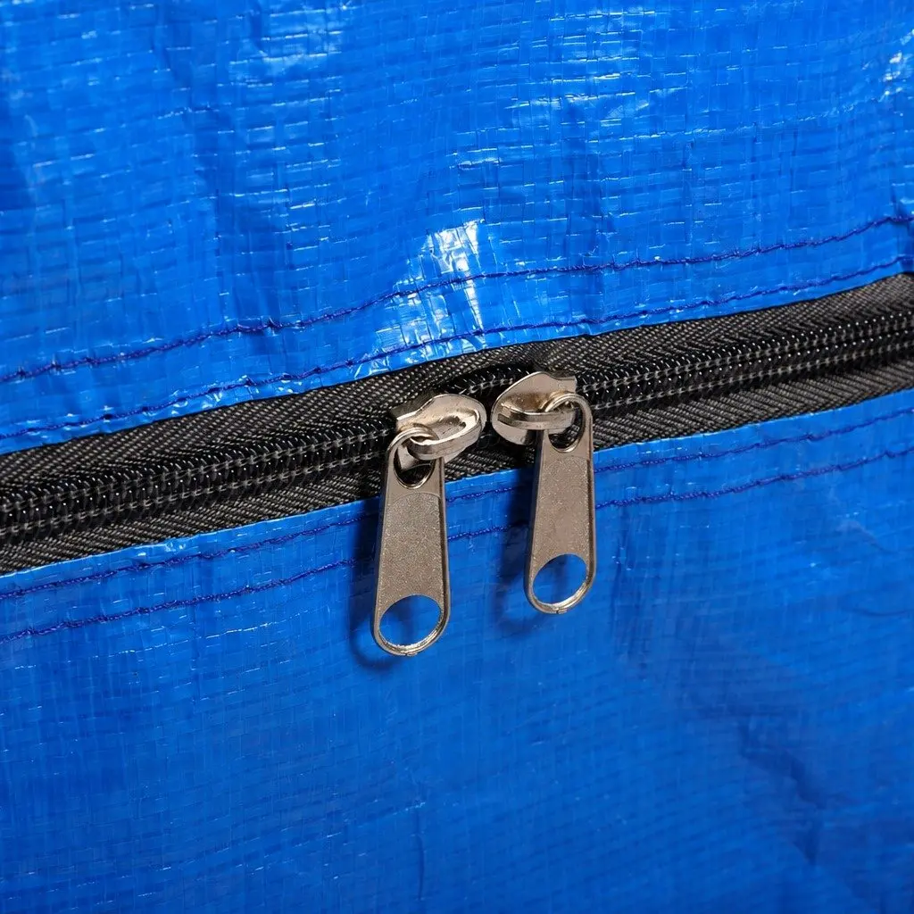 Mattress Bag Protector Heavy-Duty Plastic King Size Blue with Zip Handles and Tear-Resistant Material