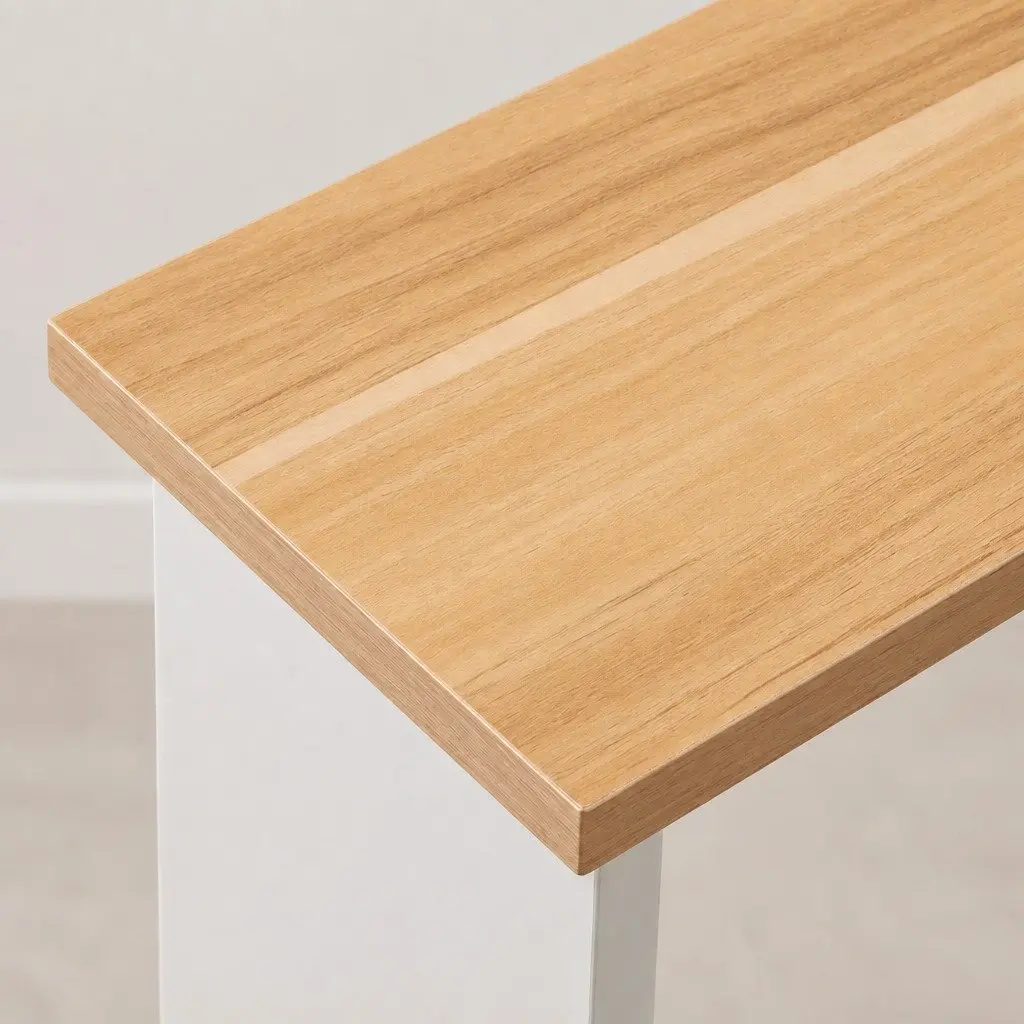 Slim Side Table with Magazine Rack Storage Narrow Sofa End Table Living Room