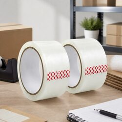 Clear BOPP Packaging Tape 48mm Heavy Duty Adhesive Carton Sealing 36 Pack Roll