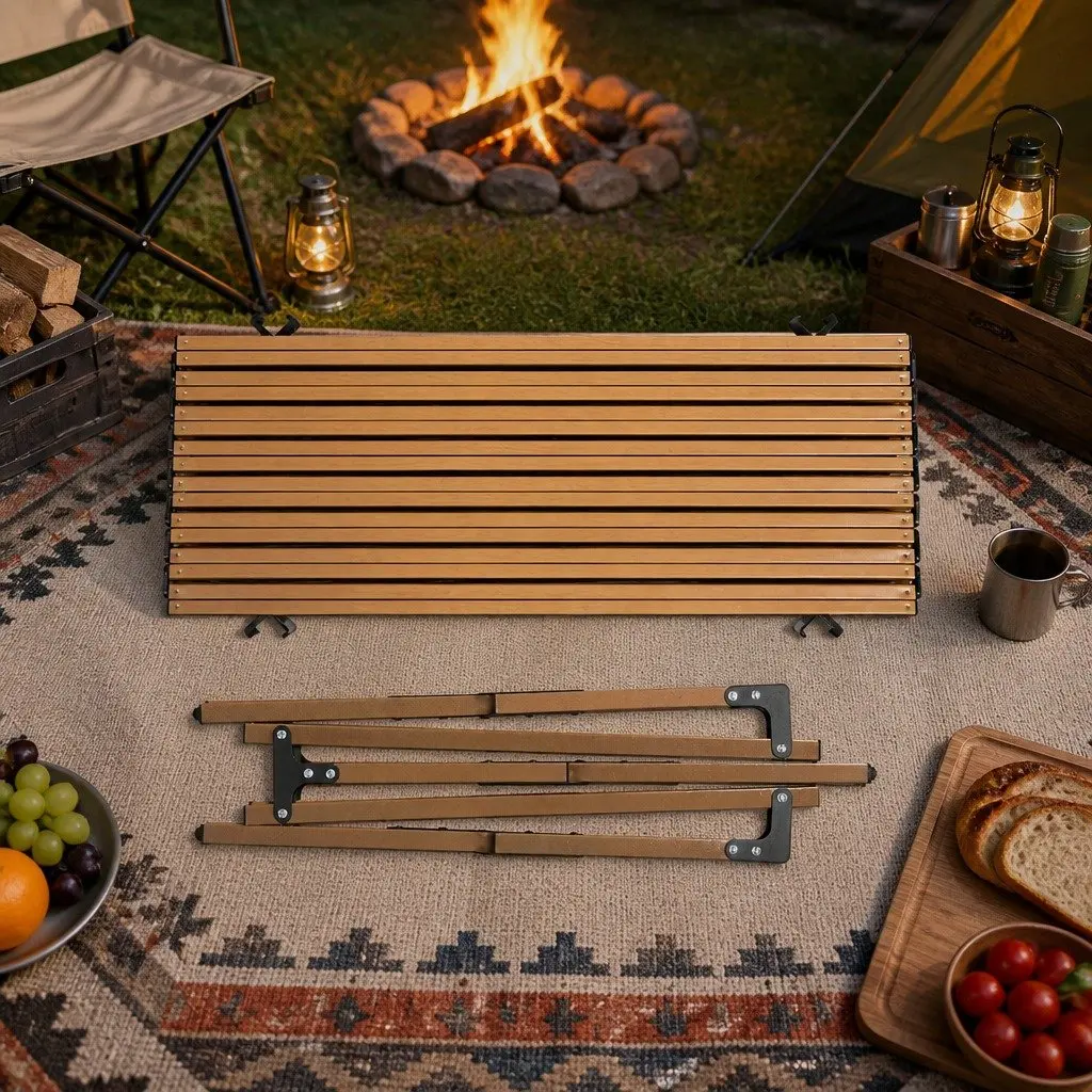 Folding Camping Table Chair Set Outdoor Portable Picnic Furniture with Carry