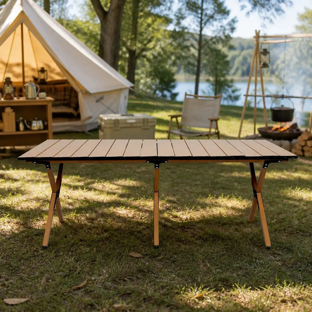 Folding Camping Table Chair Set Outdoor Portable Picnic Furniture Kit with