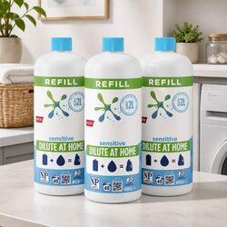 Sensitive Laundry Liquid Refill Concentrate 665mL x3 Dilute at Home Gentle Skin