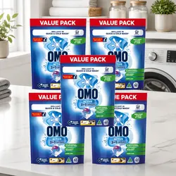 3 in 1 Active Laundry Capsules 300 Pack Stain Remover Colour Protector