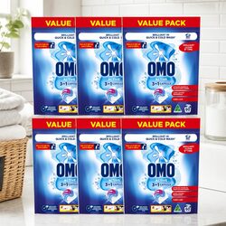 3 in 1 Active Laundry Capsules 60 Pack Stain Remover Colour Protector