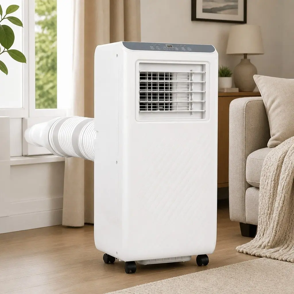 Portable Air Conditioner 7000BTU 3-in-1 Cooling Dehumidifier Fan White