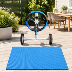 Pool Cover Solar Blanket 7x4m 600 Micron with Aluminium Roller Crank System