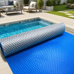 Solar Pool Cover 8.5x4.2m 500 Micron Blue Silver Isothermal Swimming Pool