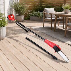 Cordless Pole Chainsaw 20V Lithium Battery 8 Inch Electric Pruner Tree Cutter
