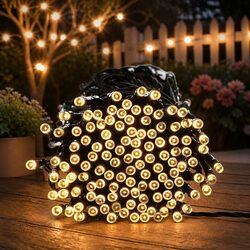 52M 500LED Solar Powered String Lights Outdoor Garden Waterproof Decoration