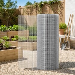 Welded Wire Mesh Roll 40m x 0.91m Chicken Poultry Duck Goose Coop Garden Fencing