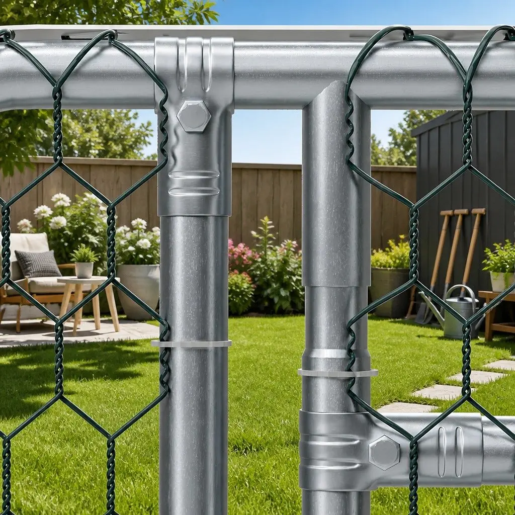 Chicken Coop Walk In Hen House Spacious 2m x 8m Silver Galvanised Steel Frame