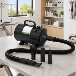 Pet Hair Dryer Dog Cat Grooming Speed Blower Low Noise Portable Dryer Heater
