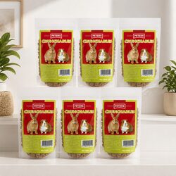 Small Animal Crunchy Treat Mix 250g x6 Rabbits Guinea Pigs Reward Snack Chewing