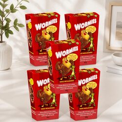 Dried Mealworm Treat 40g x5 Poultry Wild Birds Reptiles Fish Protein Supplement