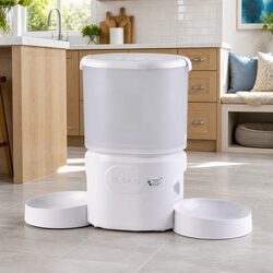 5L Automatic Dual Bowl Pet Feeder Smart Dispenser APP Control WiFi Cats Dogs