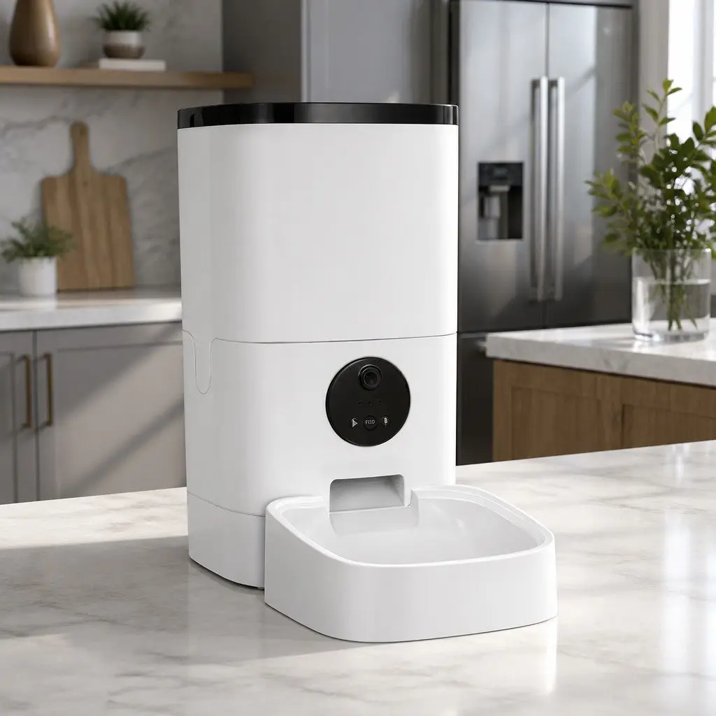 Automatic Pet Feeder 6L WiFi Smart Food Dispenser Camera Dog Cat Timer Portions