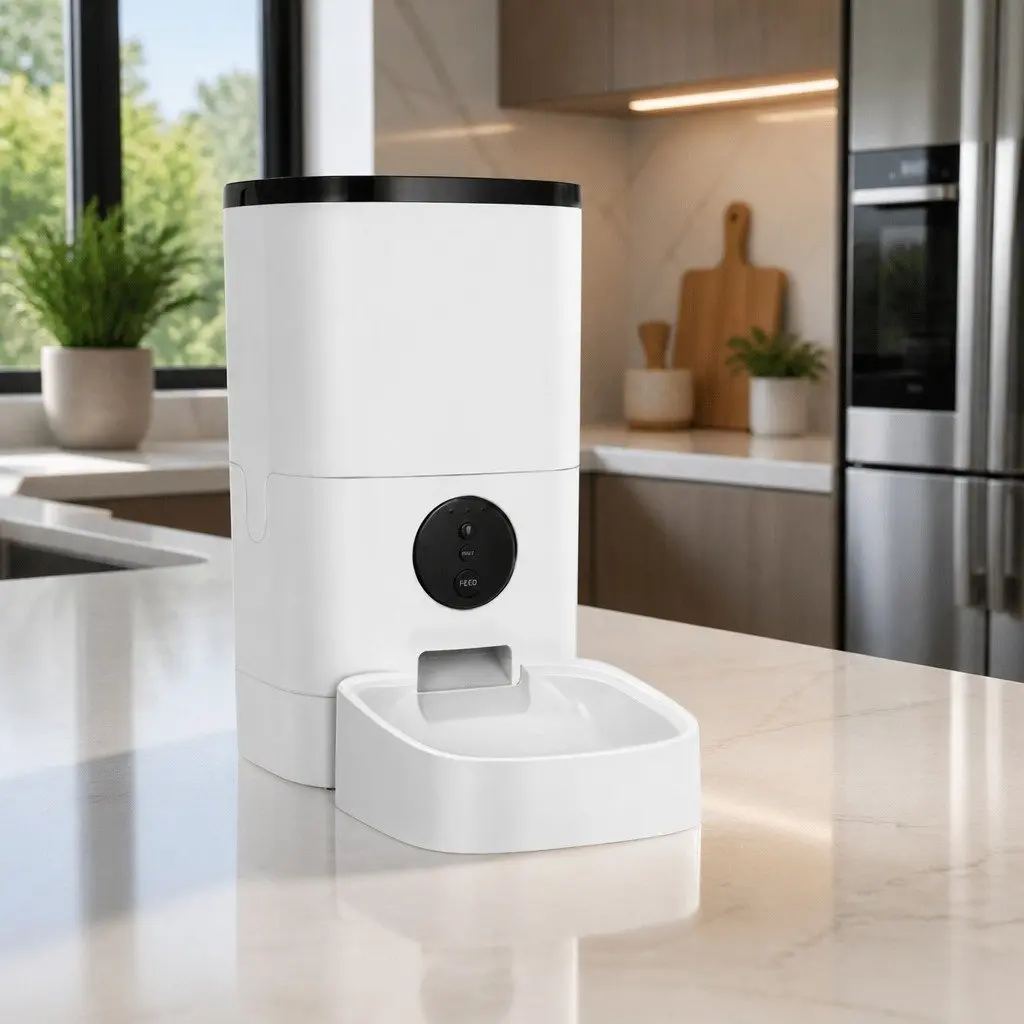 Automatic Pet Feeder 6L WiFi Smart Dog Cat Food Dispenser Timer APP Control