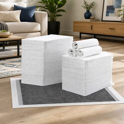 Pet Training Pads 60x60cm 400pcs Puppy Dog Toilet Indoor Absorbent Grey Pee