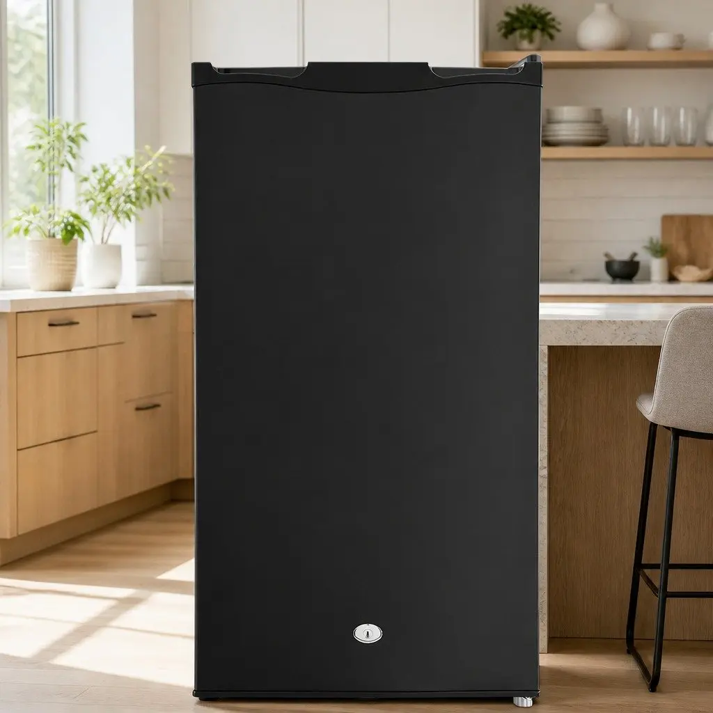 Portable Fridge Freezer 95L Upright Cooler 12V 24V 240V Black