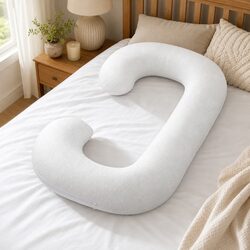 C-Shaped Pregnancy Pillow Body Support Side Sleepers Maternity Pillow Belly
