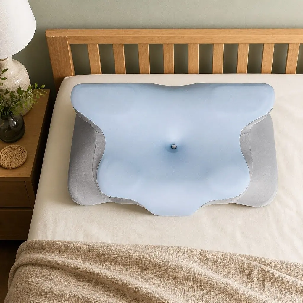 Memory Foam Contour Pillow Ergonomic Neck Support Side Back Stomach Sleeper