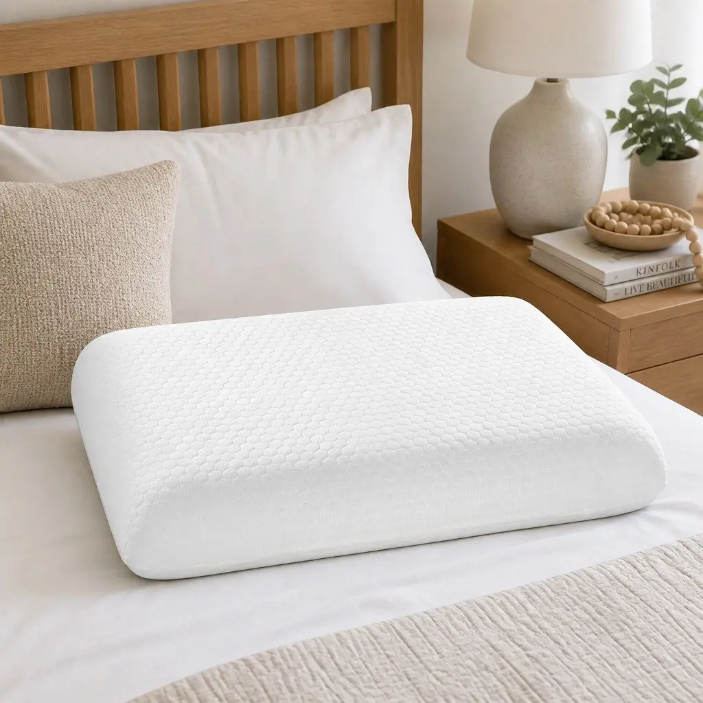 Memory Foam Orthopaedic Pillow Neck Support Cervical Pillow Side Back Sleeper