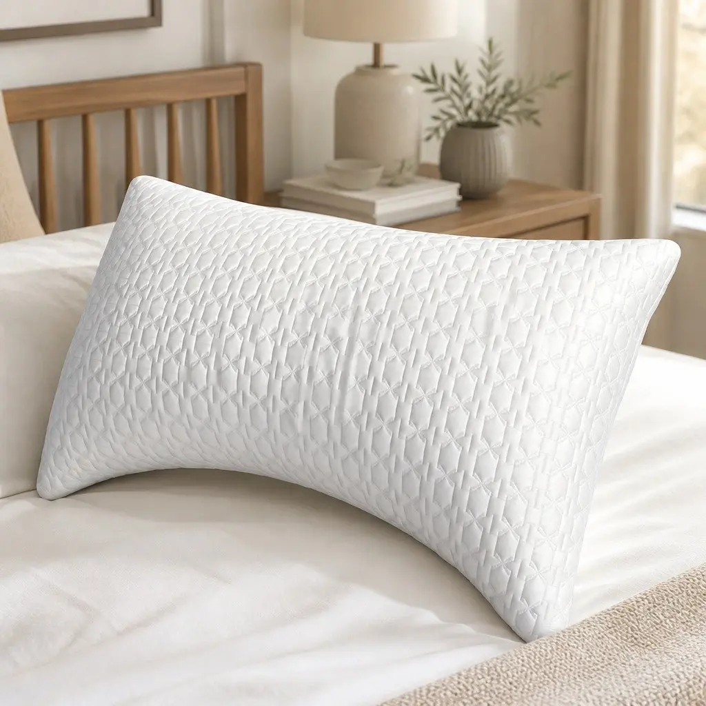 Memory Foam Adjustable Pillow Neck Pain Relief Cooling Side Sleeper Cervical