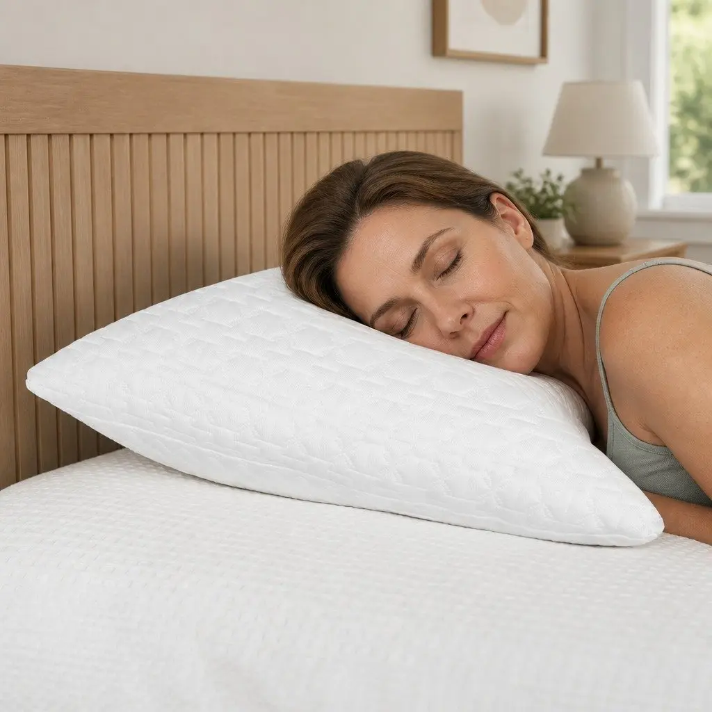 Memory Foam Adjustable Pillow Neck Pain Relief Cooling Side Sleeper Cervical