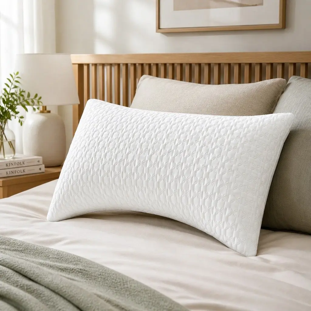 Memory Foam Adjustable Pillow Neck Pain Relief Cooling Side Sleeper Cervical