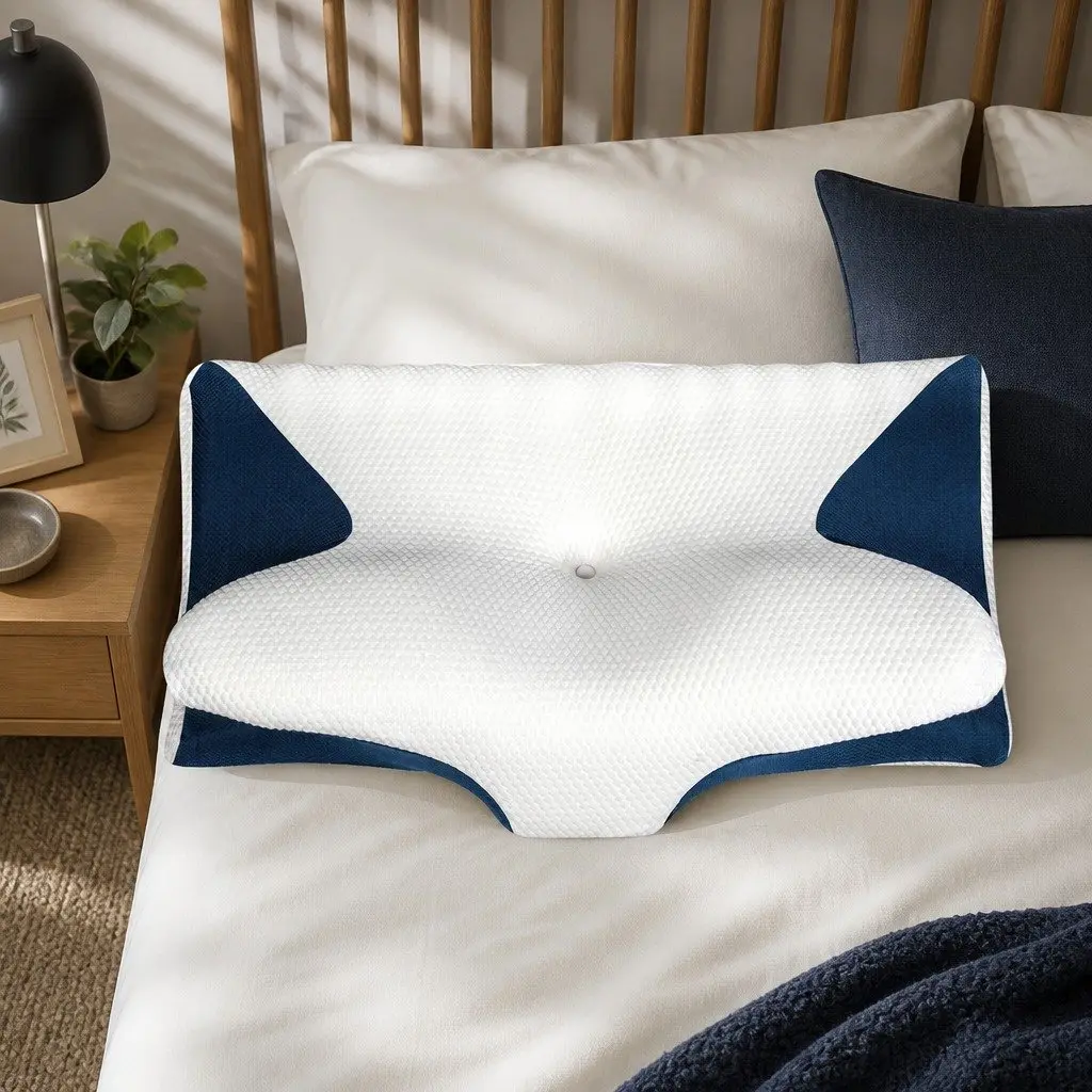 Memory Foam Cervical Pillow Neck Support Ergonomic Pain Relief Sleep Comfort
