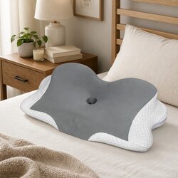 Memory Foam Cervical Neck Pillow Ergonomic Support Back Side Stomach Sleeper