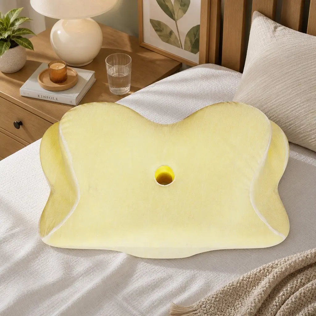 Memory Foam Cervical Neck Pillow Ergonomic Support Back Side Stomach Sleeper